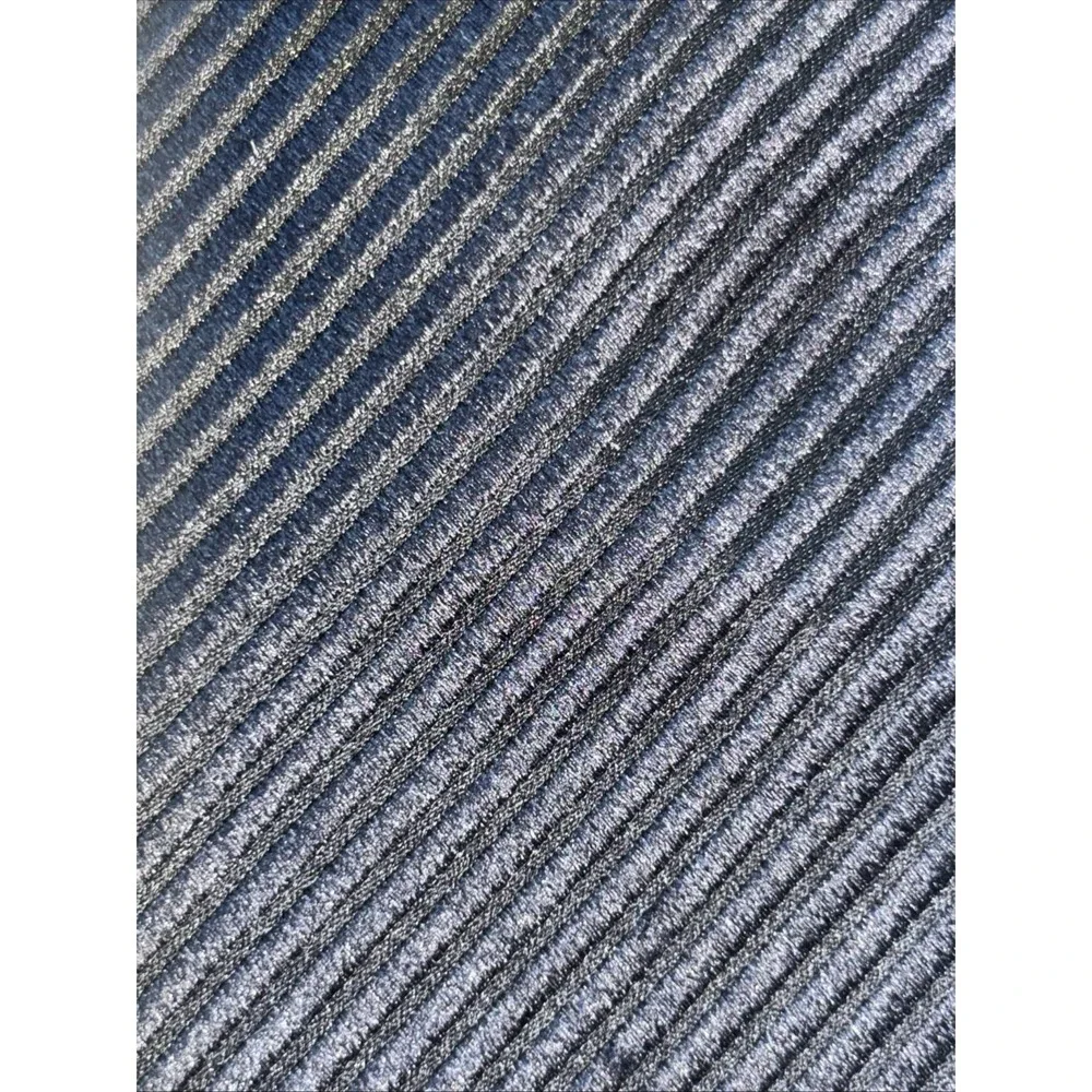 Broletto Black Diagonal Jacquard Silk Tie